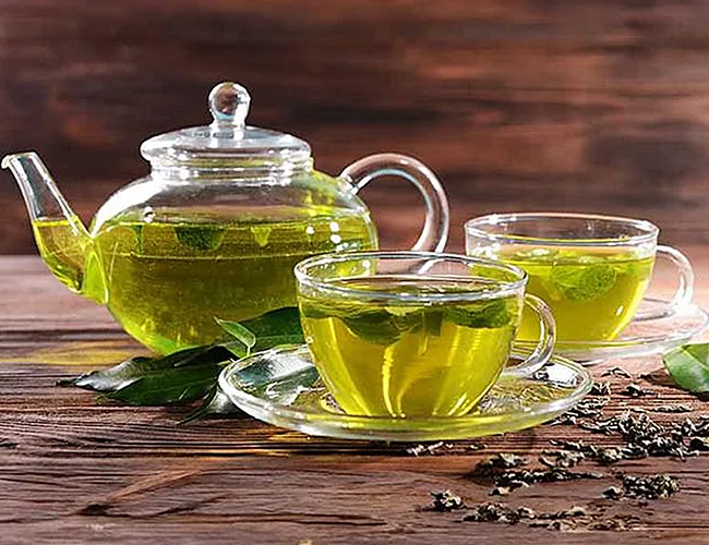 Green Tea Pot For Two