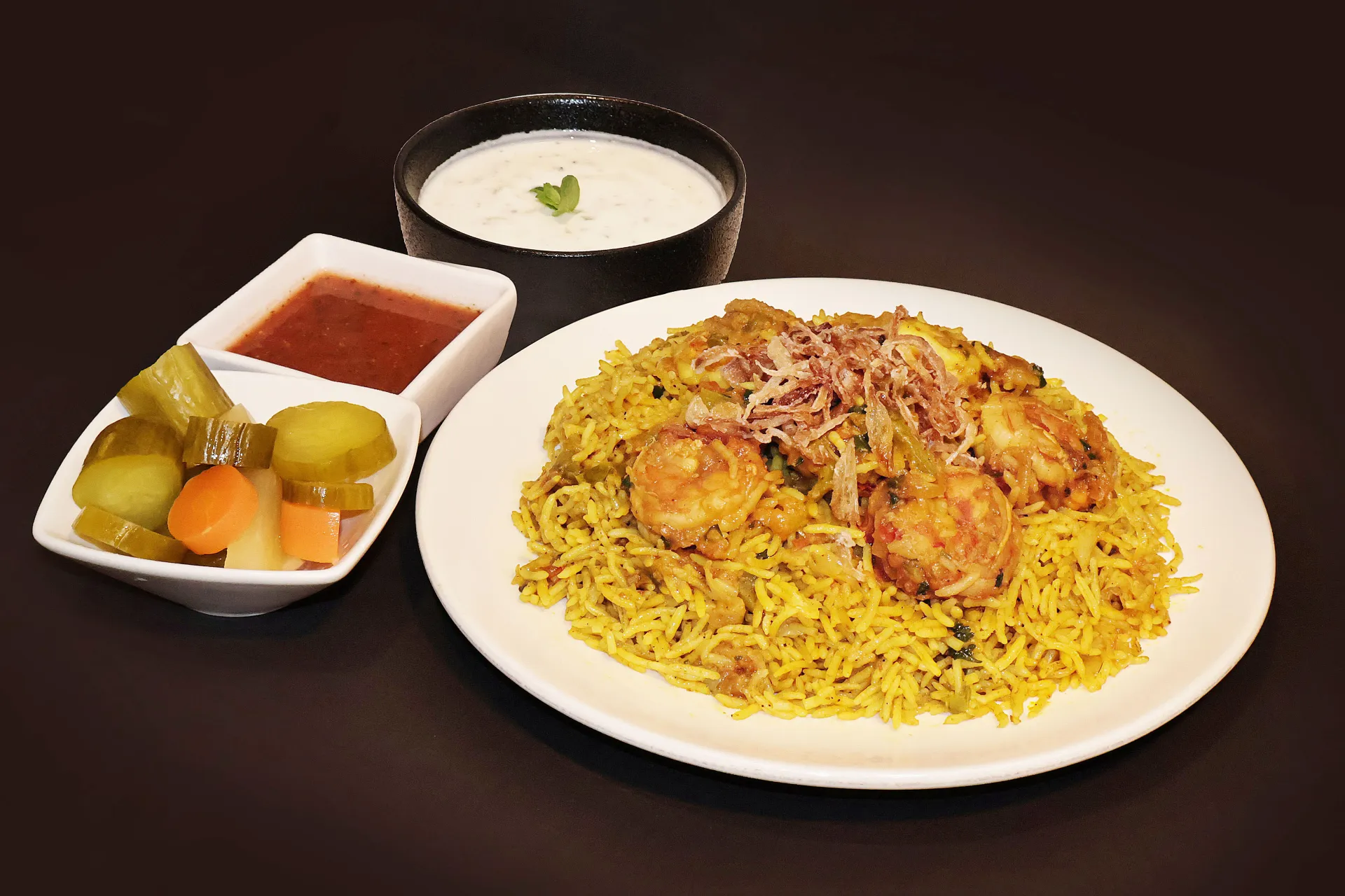 Majbous With Shrimp