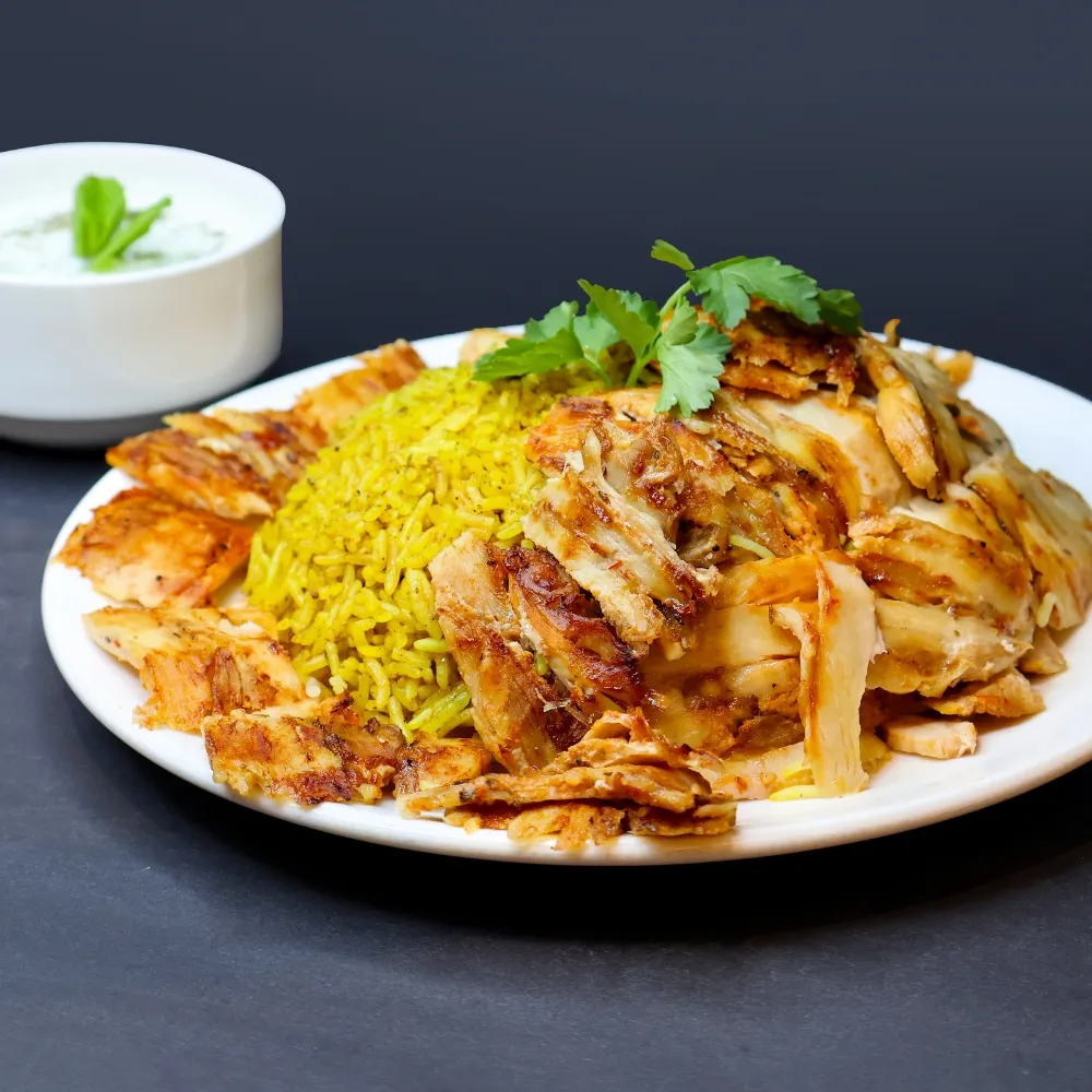 Chicken Shawarma With Rice
