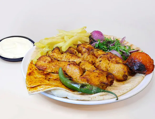 Sheesh Tawook Plate