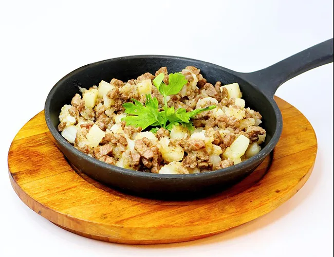 Potato With Meat Pan