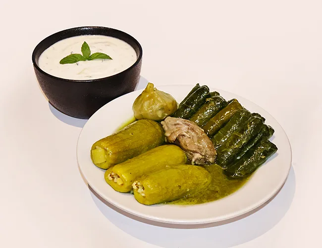 Vine Leaves With Zucchini