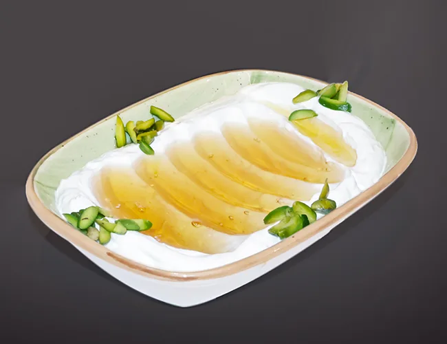Cream And Honey Plate