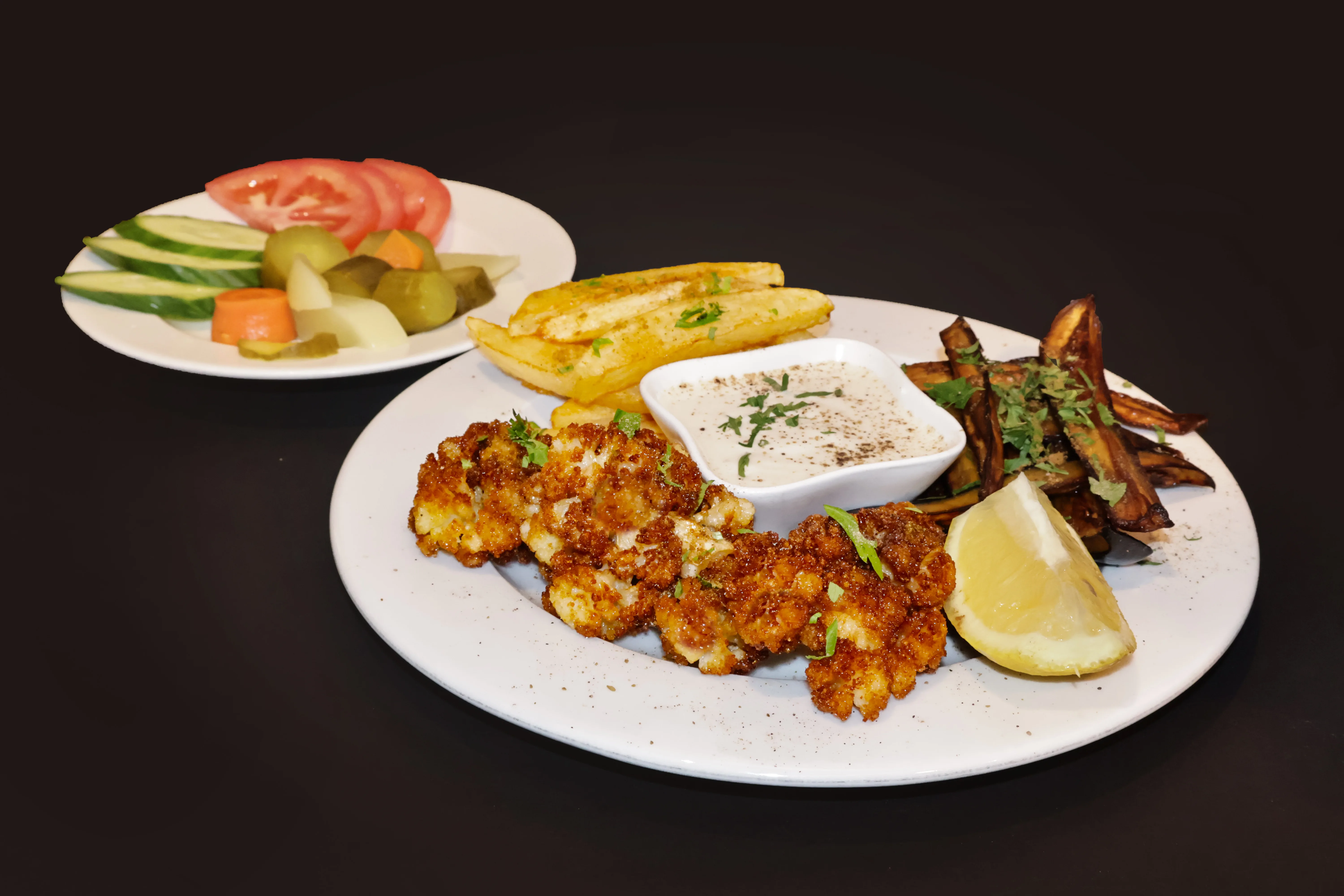 Fried Vegetables Plate