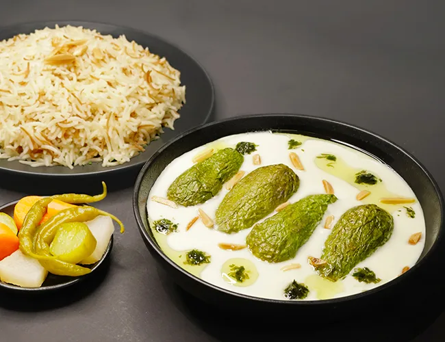 Zucchini With Meat In Yogurt