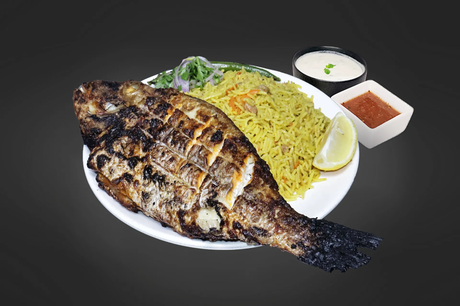 Grilled Fish With Rice Bukhari 2