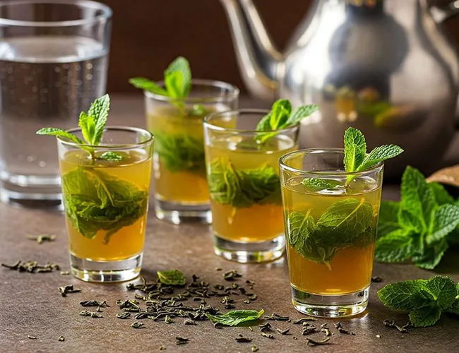 Green Tea Pot For Four
