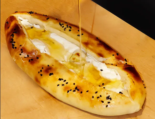 Labneh With Honey Pie