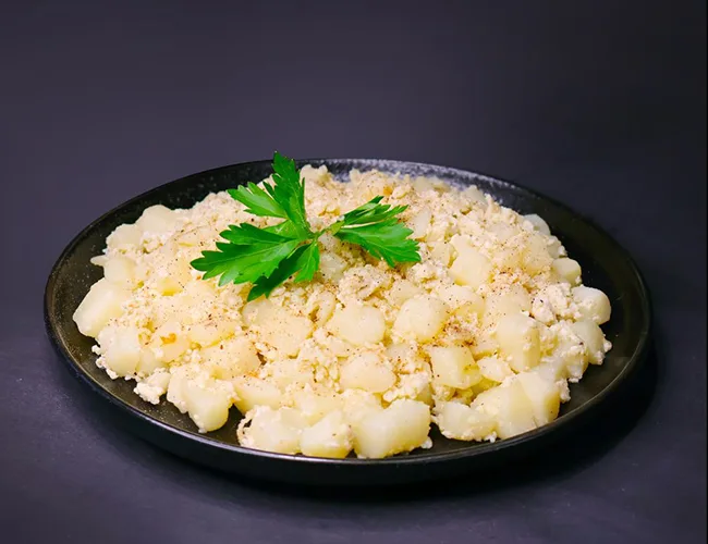 Mufaraka Potato With Egg Plate