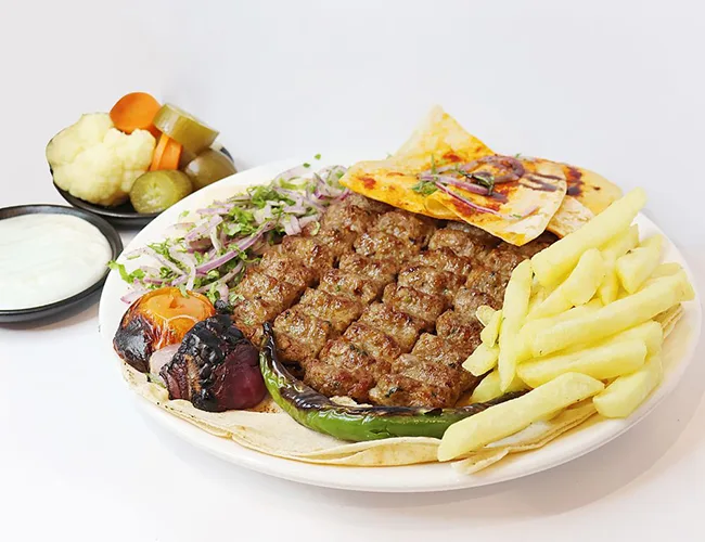Lamb Kufta Plate
